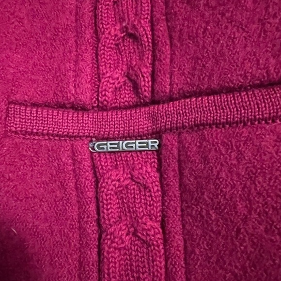 Vintage Geiger Collection Made in Austria Button Front Pure Wool Jacket - Picture 10 of 16